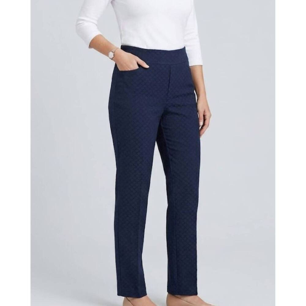 NEW SLIMSATION BY MULTIPLES pull on crop pant in midnight